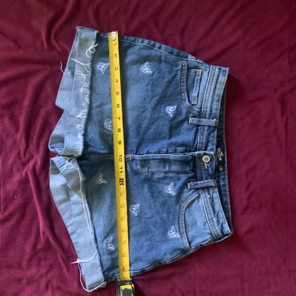 Butterfly Embroidered Hollister Shorts